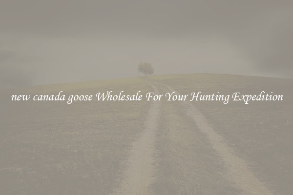 new canada goose Wholesale For Your Hunting Expedition