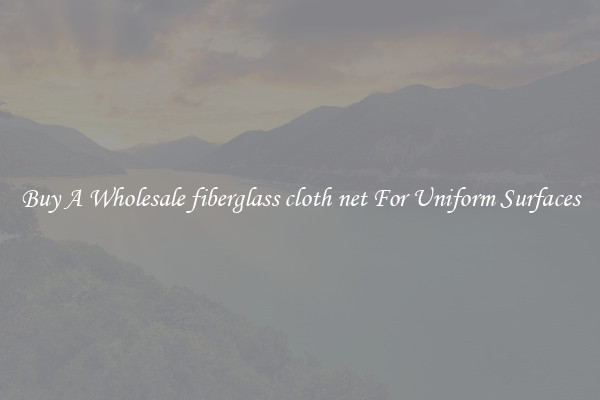 Buy A Wholesale fiberglass cloth net For Uniform Surfaces