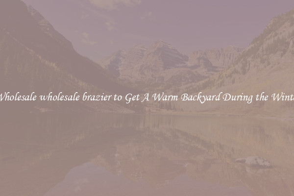 Wholesale wholesale brazier to Get A Warm Backyard During the Winter