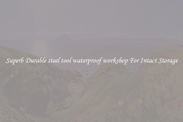 Superb Durable steel tool waterproof workshop For Intact Storage