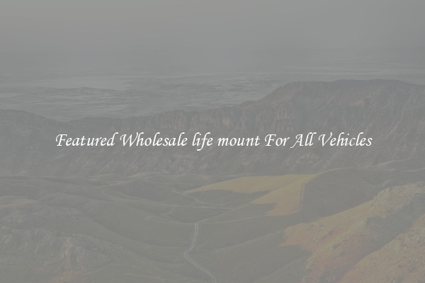 Featured Wholesale life mount For All Vehicles