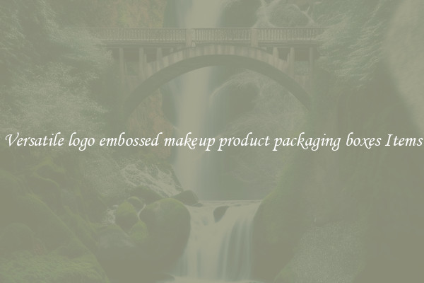Versatile logo embossed makeup product packaging boxes Items