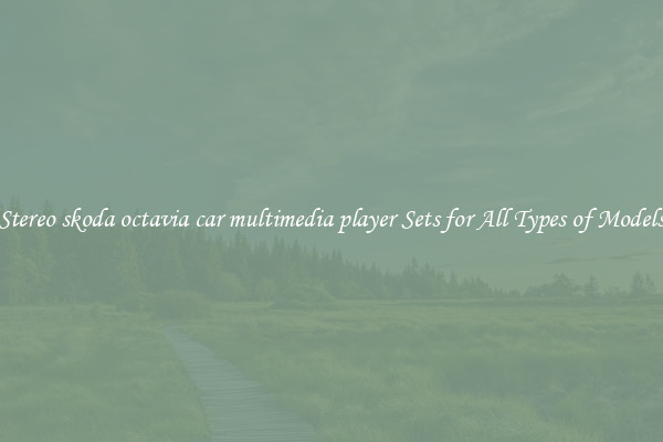 Stereo skoda octavia car multimedia player Sets for All Types of Models