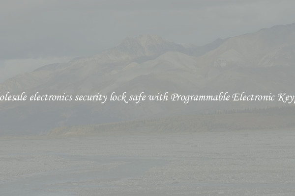 Wholesale electronics security lock safe with Programmable Electronic Keypad 